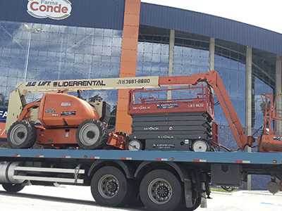 Aluguel de Plataforma elevatória em Campinas